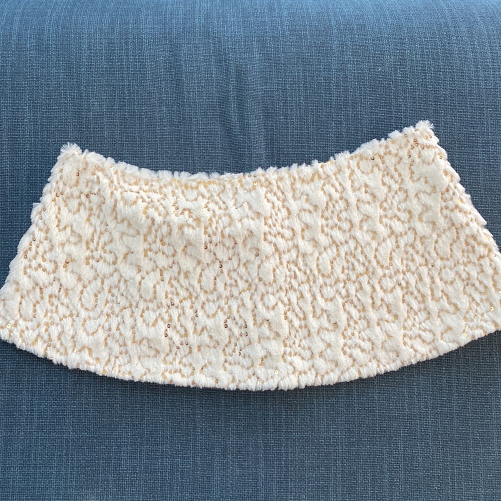 Cream Faux Fur Stole